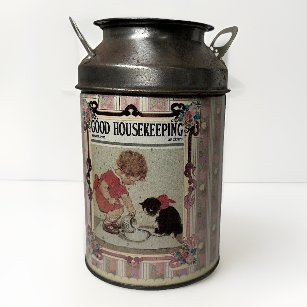 Good Housekeeping Decorative Tin Vintage 1920 Cover Illustration Replica Hearst
